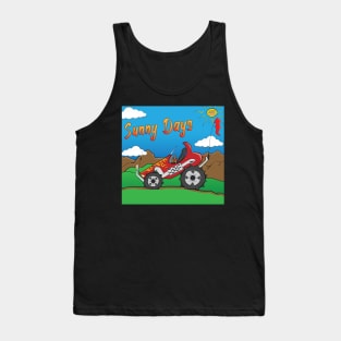 Sunny Days Red Offroad 4x4 Rock Crawler Truck Tank Top